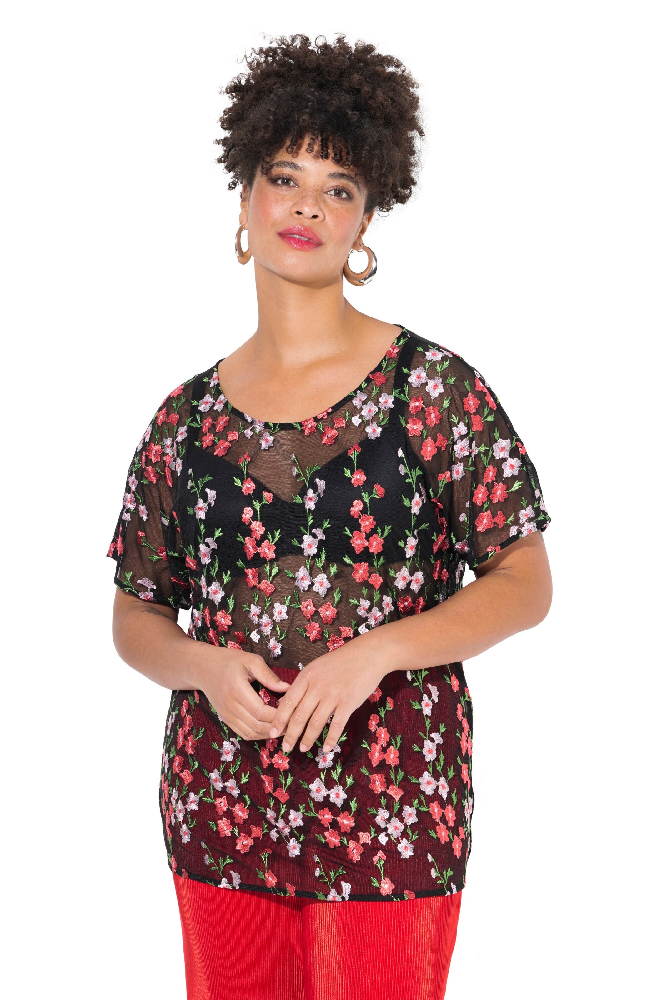 MIAMODA Bluse in Schwarz: Vorderseite