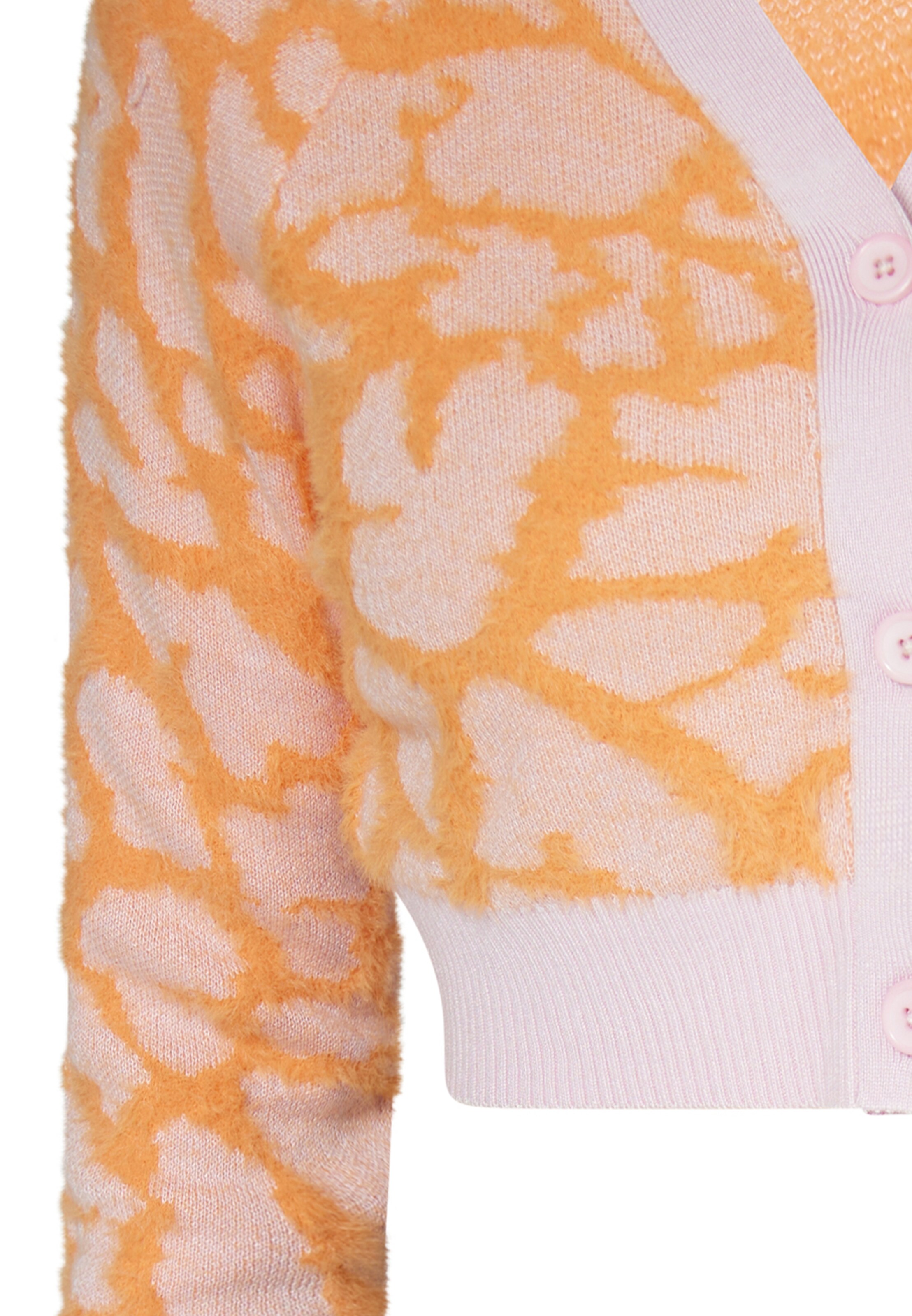 MYMO Πλεκτή ζακέτα σε πορτοκαλί