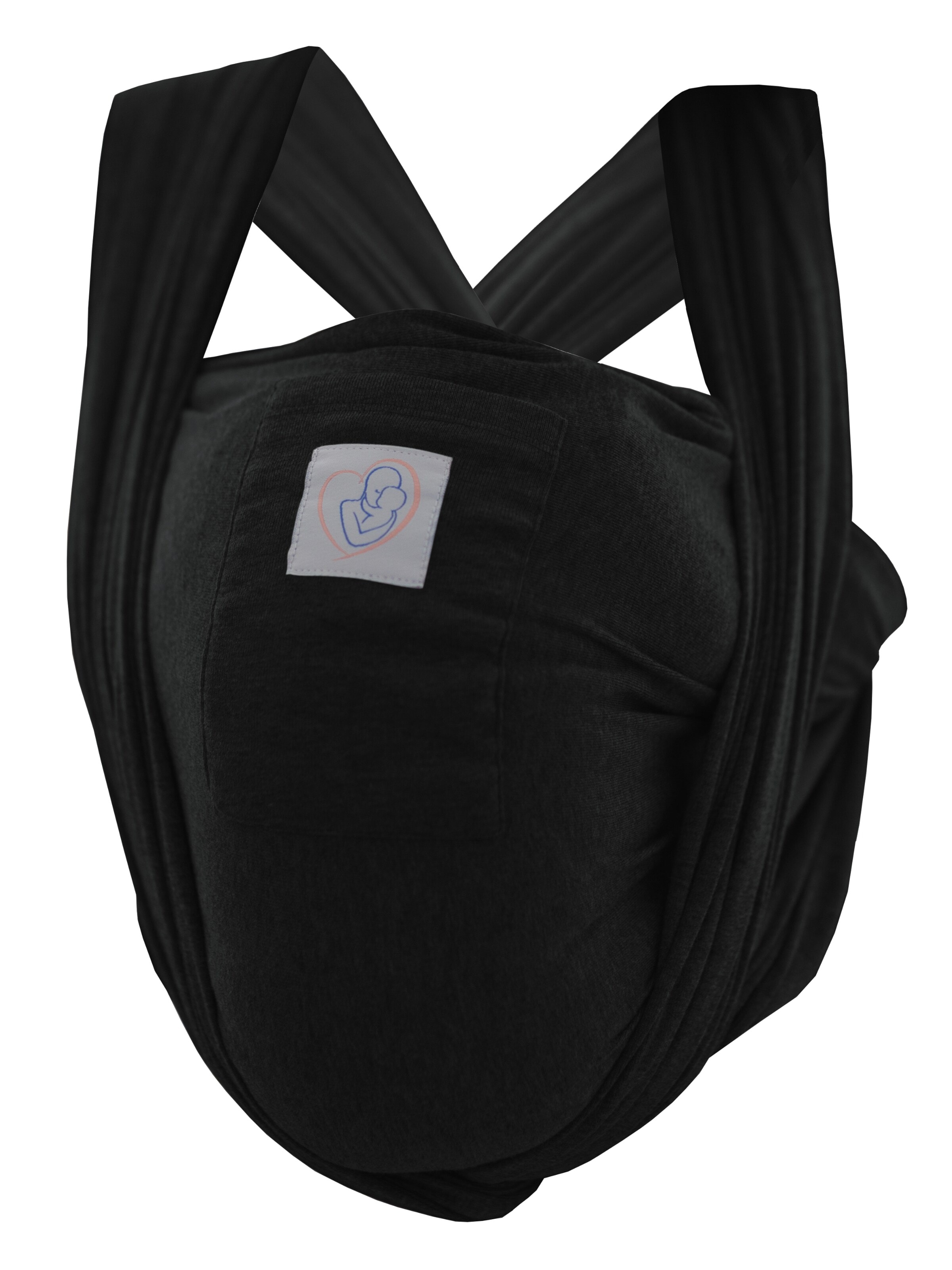 M.M.C. Baby Blanket 'Babytragetuch' in Black: front