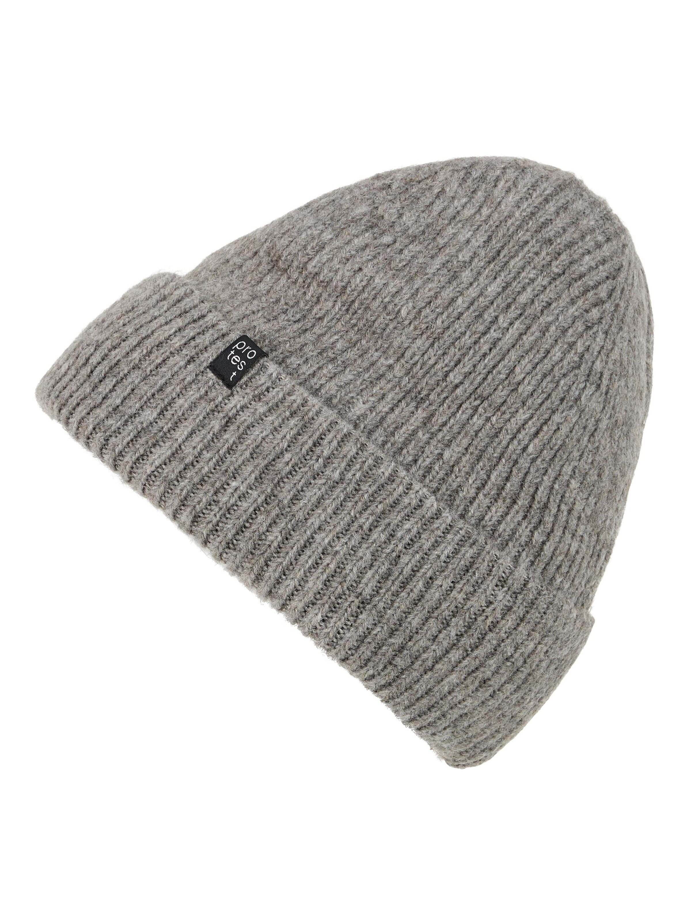 PROTEST Beanie 'PRTSHOTA' in Grey: front