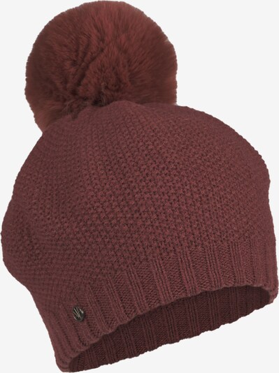 LOEVENICH Bonnet ' Cozy Winter ' en bordeaux, Vue avec produit