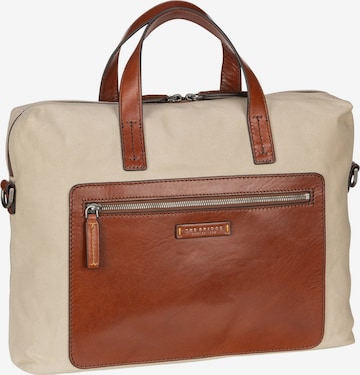 The Bridge Document Bag 'Alberto' in Brown: front