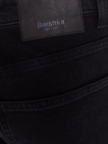 Bershka Slimfit Farmer - fekete