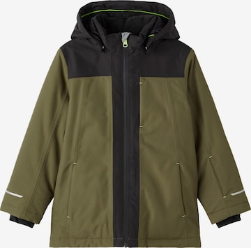 NAME IT - Chaqueta funcional 'Snow 10' en verde: frente