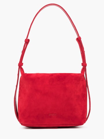 Borsa a spalla '9811' di Estro in rosso: frontale