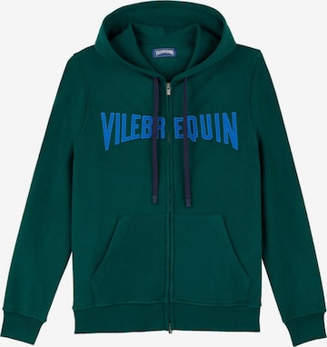 Vilebrequin Sweatjacke in Grün: Vorderseite