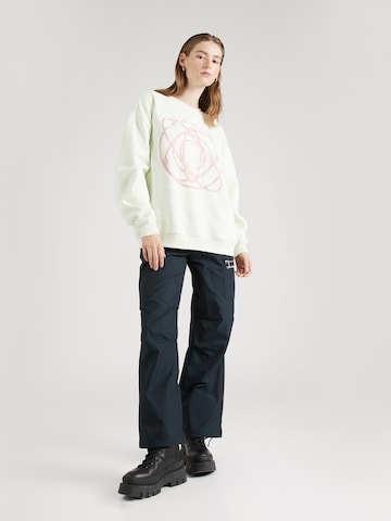 Calvin Klein Jeans Majica 'GALAXY' | zelena barva