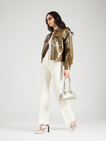 MAX&Co. Flared Pantalon 'REIMS' in Beige