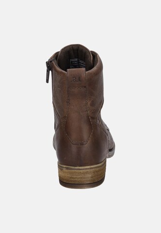 JOSEF SEIBEL Lace-up bootie 'Sienna' in Brown