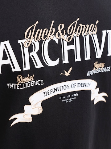 JACK & JONES Tričko 'JJEDOVER' - Čierna