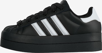 Baskets basses 'Superstar' ADIDAS ORIGINALS en noir : devant