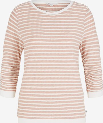 TOM TAILOR DENIM Sweatshirt in Pink: front