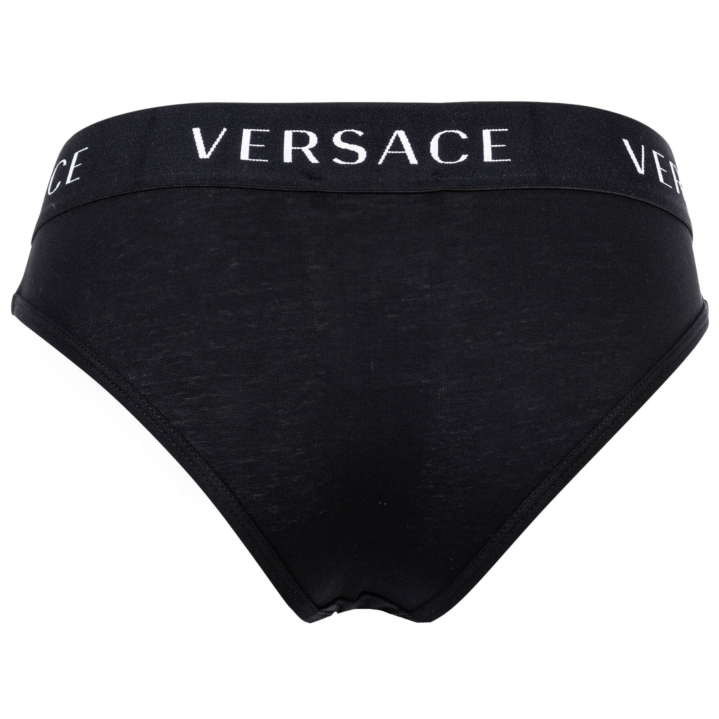 Slip di VERSACE in nero