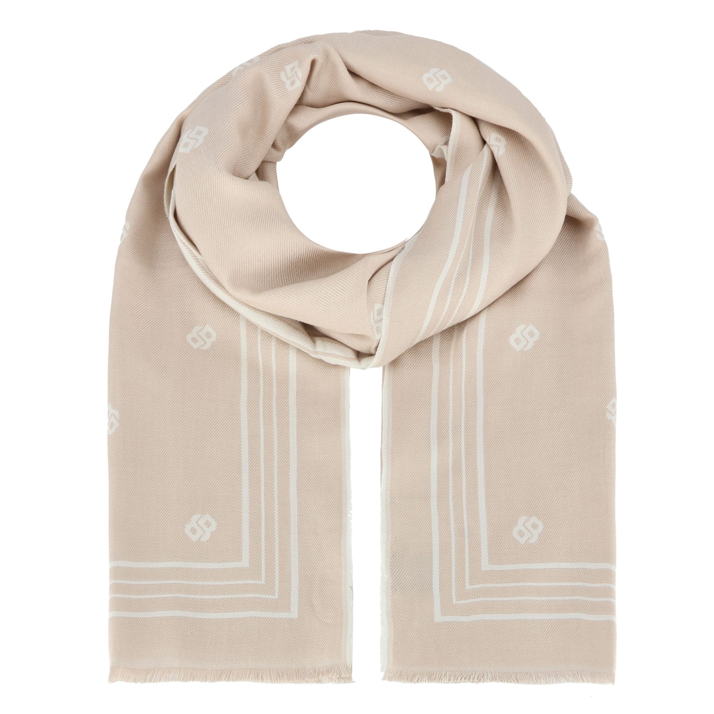 BOSS Doek 'Yllie' in Beige: voorkant