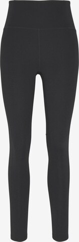 Girlfriend Collective Skinny Sportbroek in Zwart: voorkant