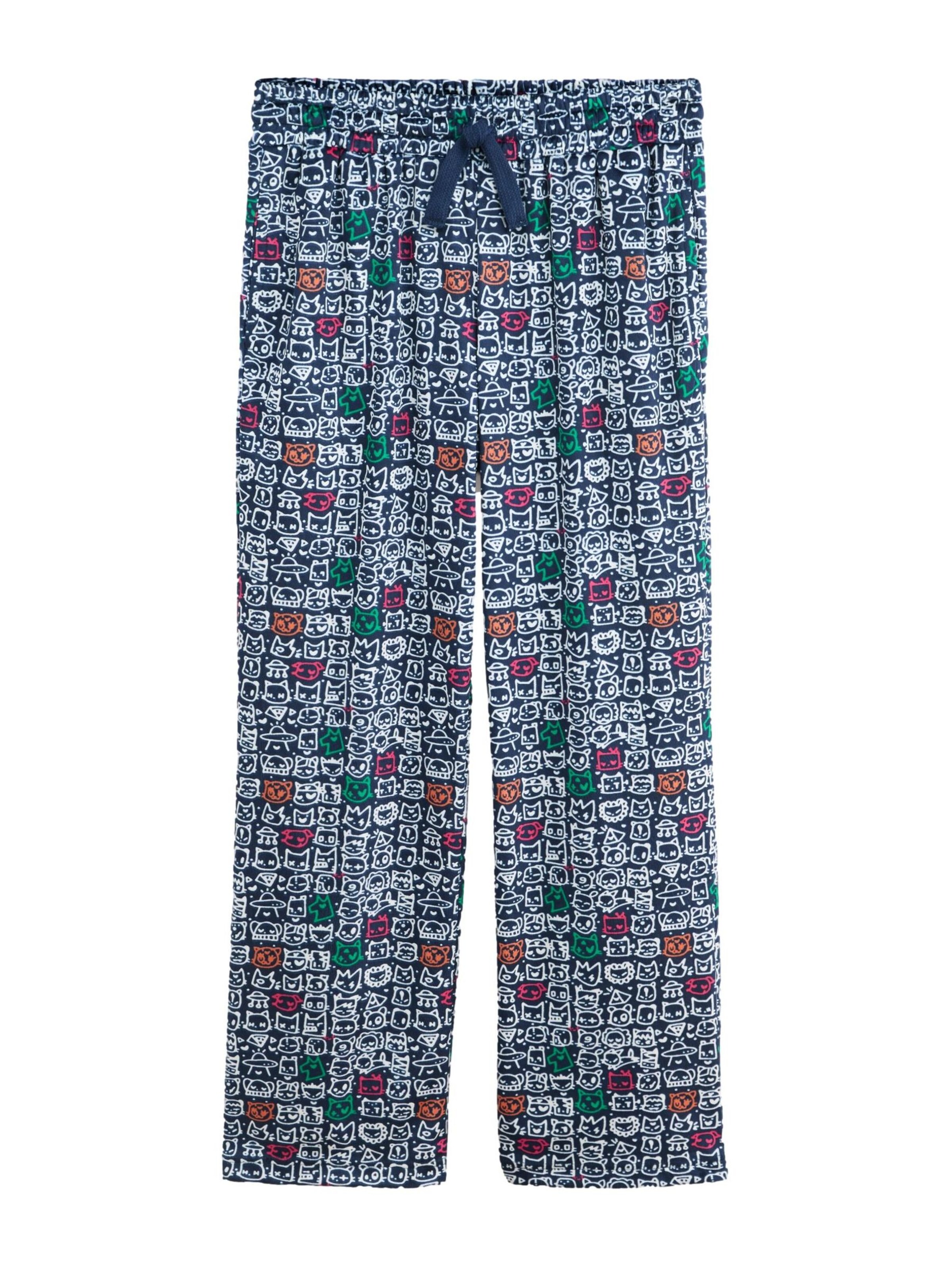 Next Pyjamahose in Blau: Vorderseite