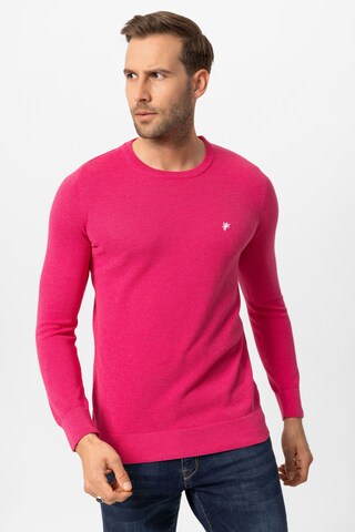 Pullover 'LEVIN' di DENIM CULTURE in rosa: frontale