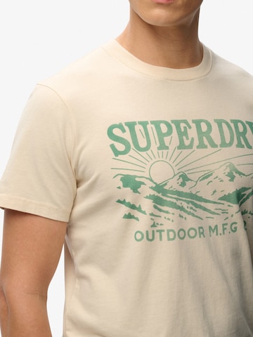 Superdry & Co Paita 'Retro Outdoor' värissä beige