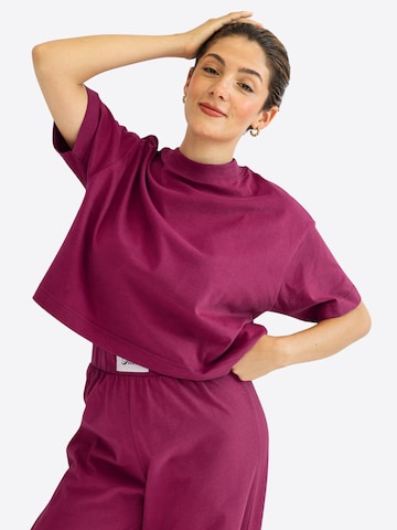 TATES Shirt 'Soft Touch' in Lila