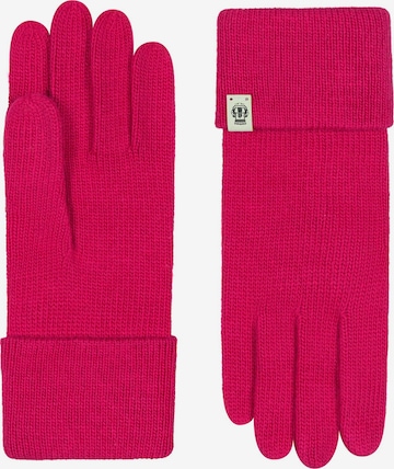 Roeckl Vingerhandschoenen ' Essentials ' in Roze: voorkant