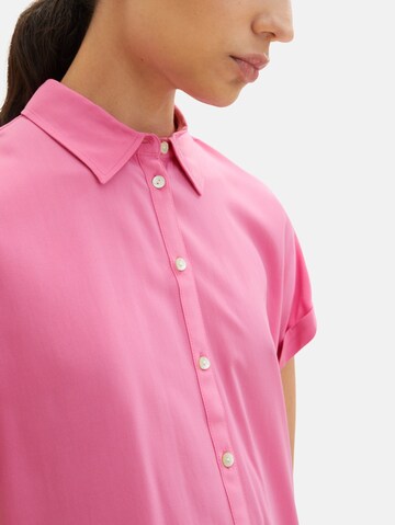 TOM TAILOR Blouse in Pink