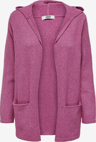 JDY Knit Cardigan in Pink: front