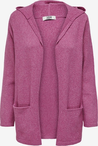 JDY Knit Cardigan in Pink: front