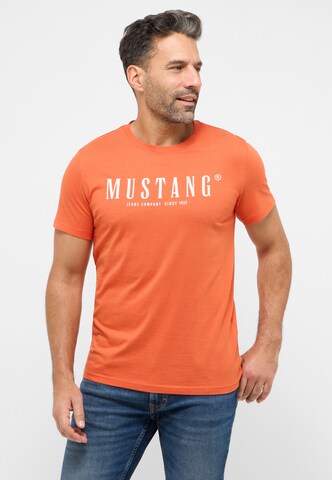 MUSTANG Shirt 'Austin' in Orange