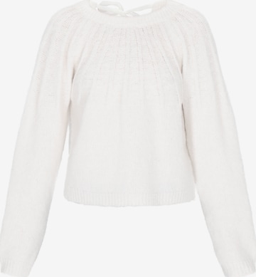 DreiMaster Vintage Trui in Wit: voorkant