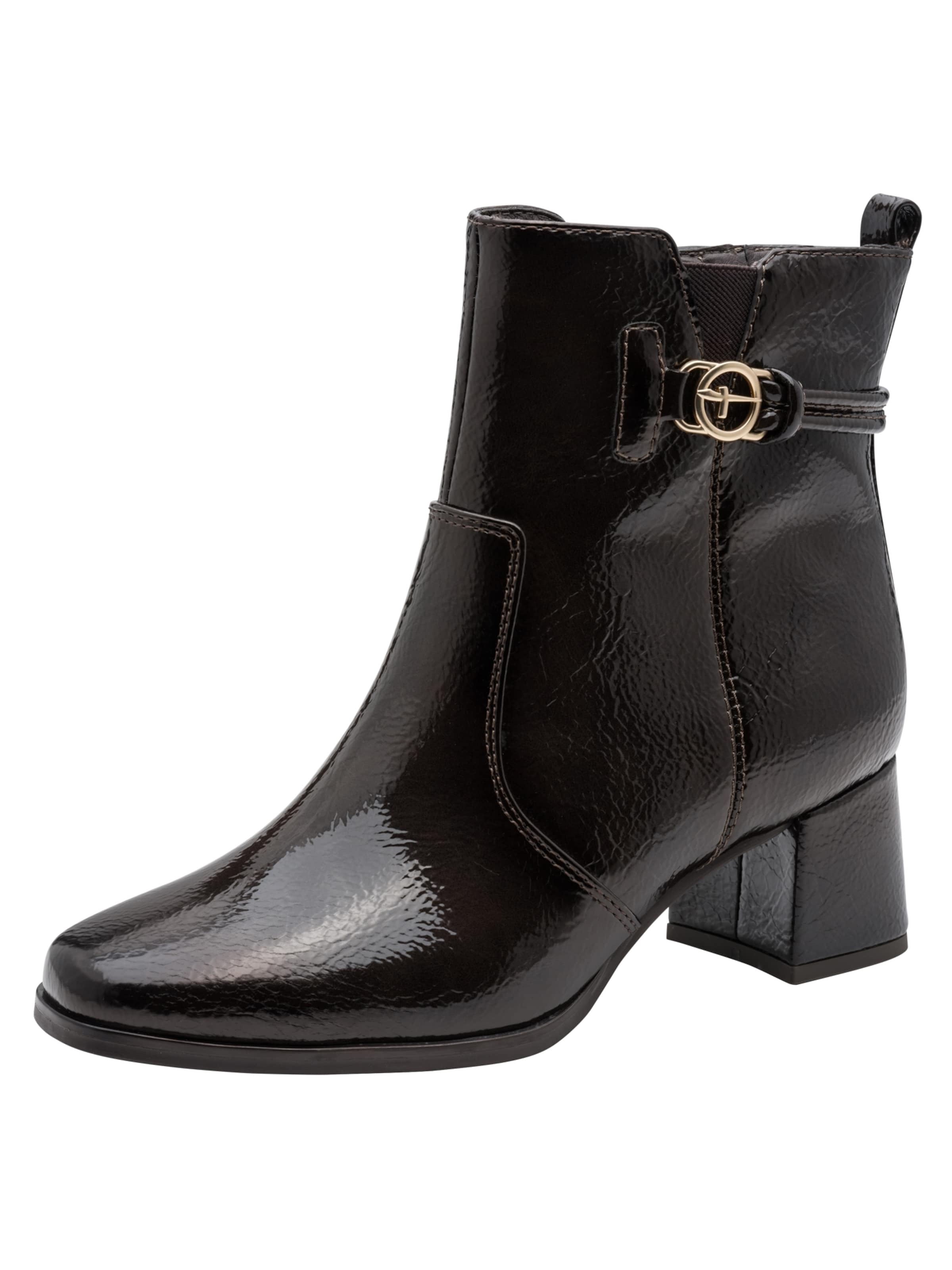 Bottines Tamaris en marron : devant