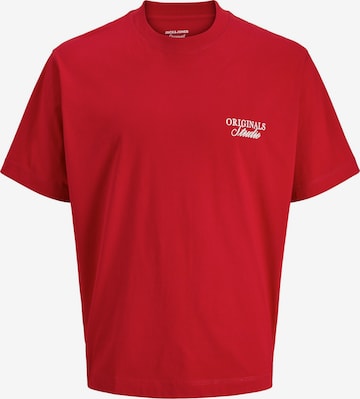 JACK & JONES Тениска 'JORNORREBRO' в червено: отпред