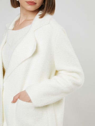 Manteau mi-saison Influencer en blanc