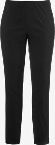 Ulla Popken Regular Pants in Black: front