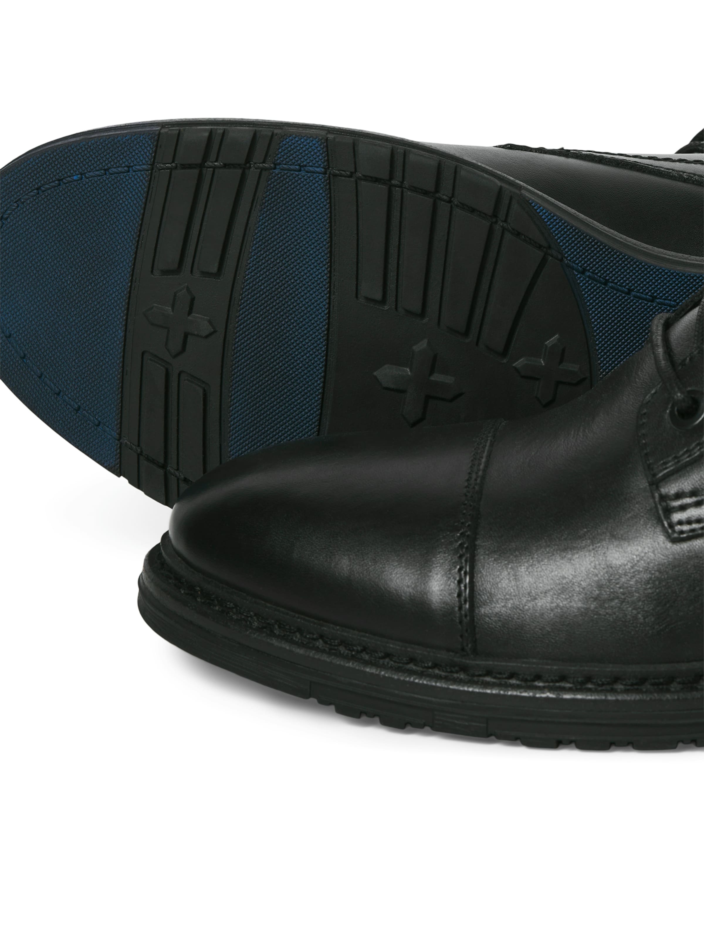 JACK & JONES Ботинки на шнуровке 'JFWWENTWORTH' в Черный