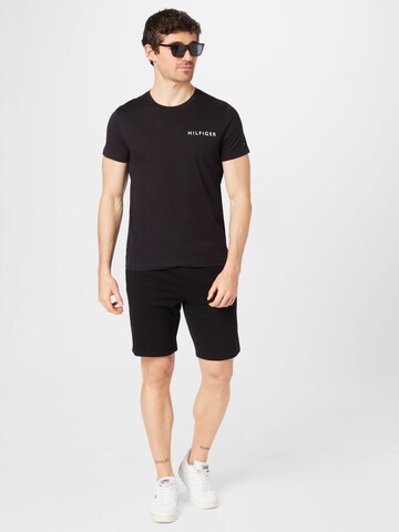 TOMMY HILFIGER Tričko – černá