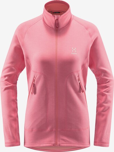 Haglöfs Funktionsfleecejacke 'Heron' in pink / weiß, Produktansicht