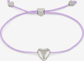 Copenhagen Studios Bracelet 'Balloon Hearts' in Purple: front