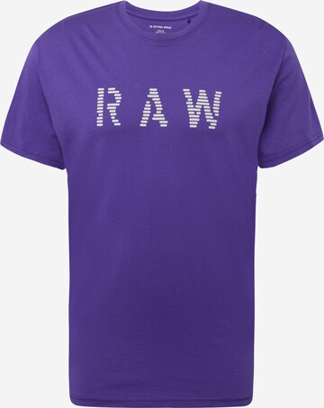 G-Star RAW - Camiseta en lila: frente