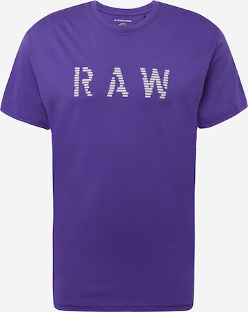 purpurinė G-Star RAW Marškinėliai: priekis