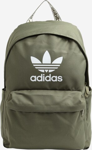 ADIDAS ORIGINALS Rugzak 'Adicolor' in Groen: voorkant