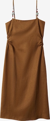 Robe d’été 'CANDELA' MANGO en marron : devant