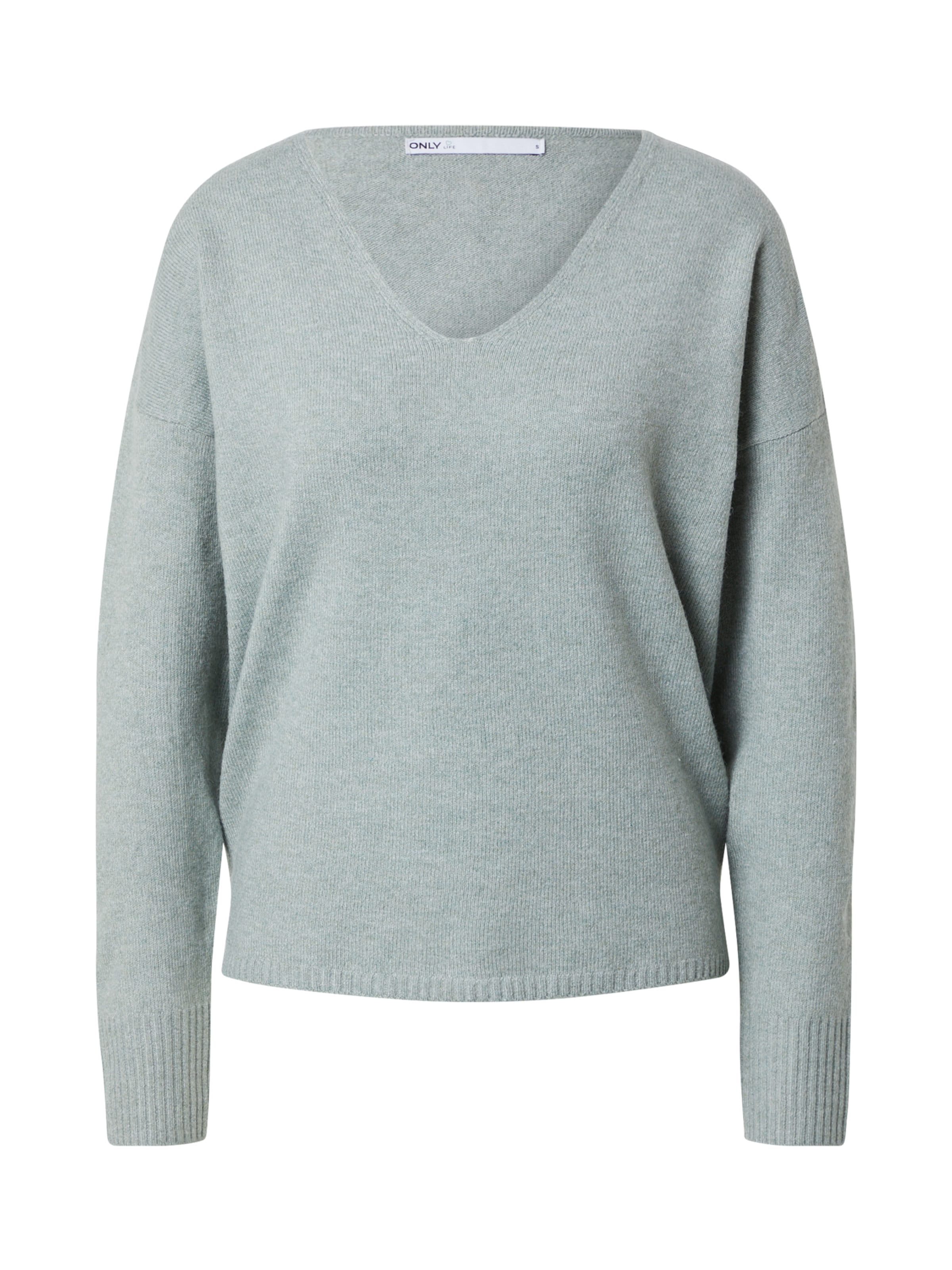 ONLY Пуловер 'Rica' в зелено: отпред