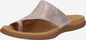 GABOR Teenslipper in Beige: voorkant