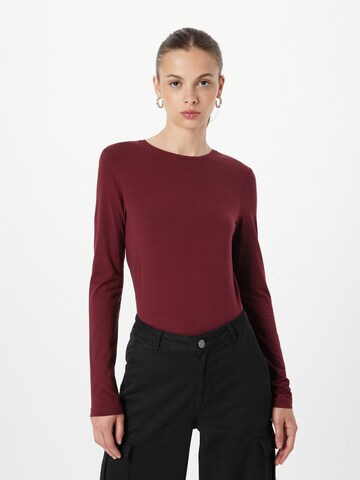 PIECES Shirt 'PCSIRENE' in Red: front