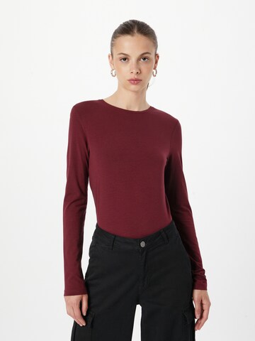 PIECES Shirt 'SIRENE' in Rood: voorkant