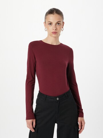 PIECES Shirt 'SIRENE' in Rot: predná strana