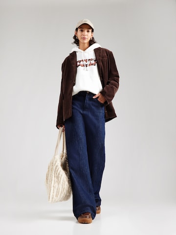 LEVI'S ® Sweatshirt 'Graphic Everyday Hoodie' i vit