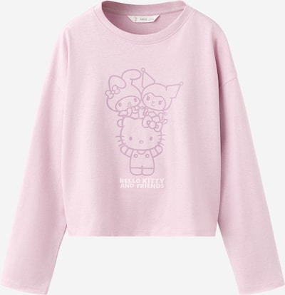 MANGO KIDS Paita 'HKFRIEND' värissä syreeni / roosa / valkoinen, Tuotenäkymä