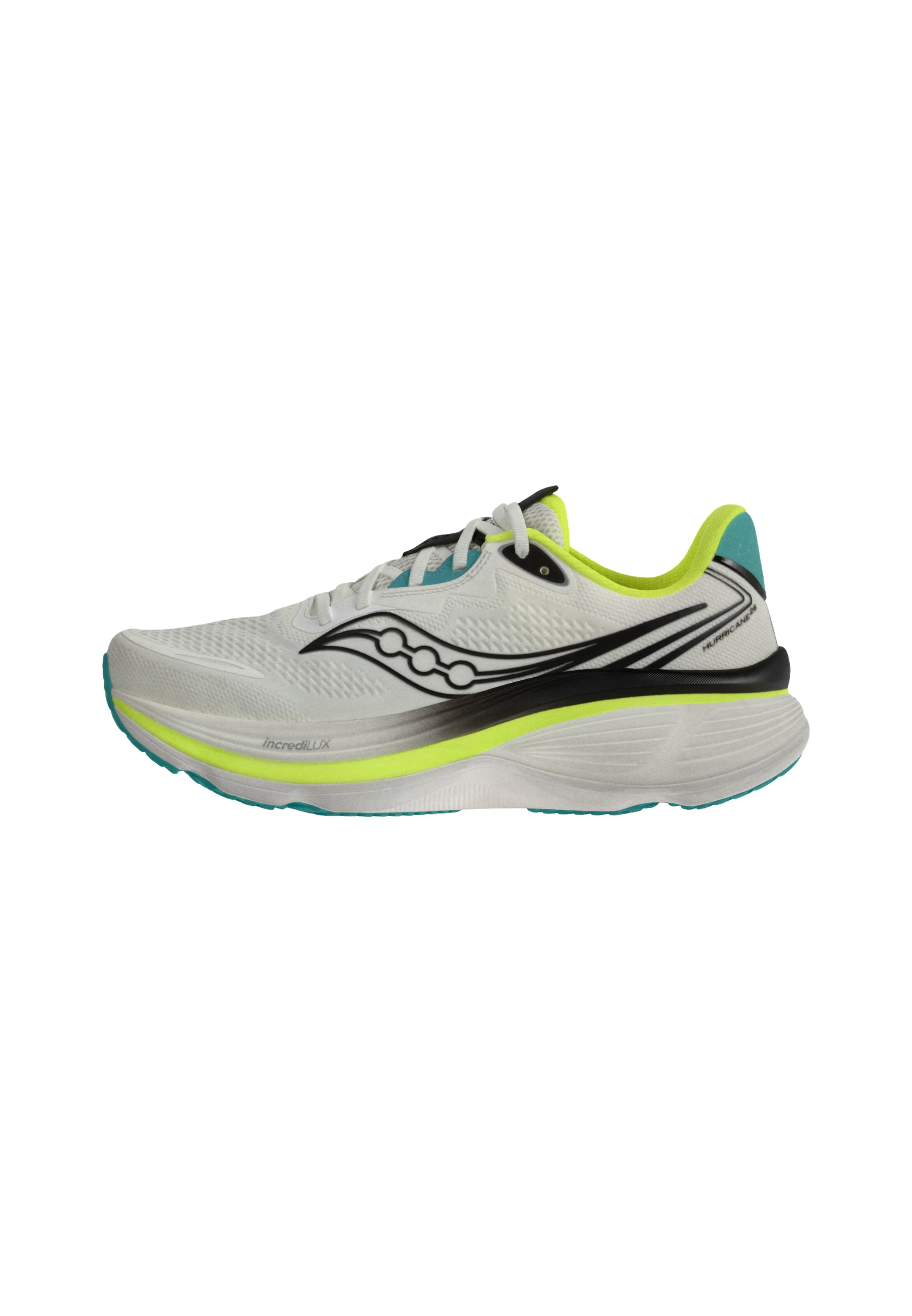 saucony Løbesko i 40 i Citrongul / petroleum / sort / hvid, Produktvisning