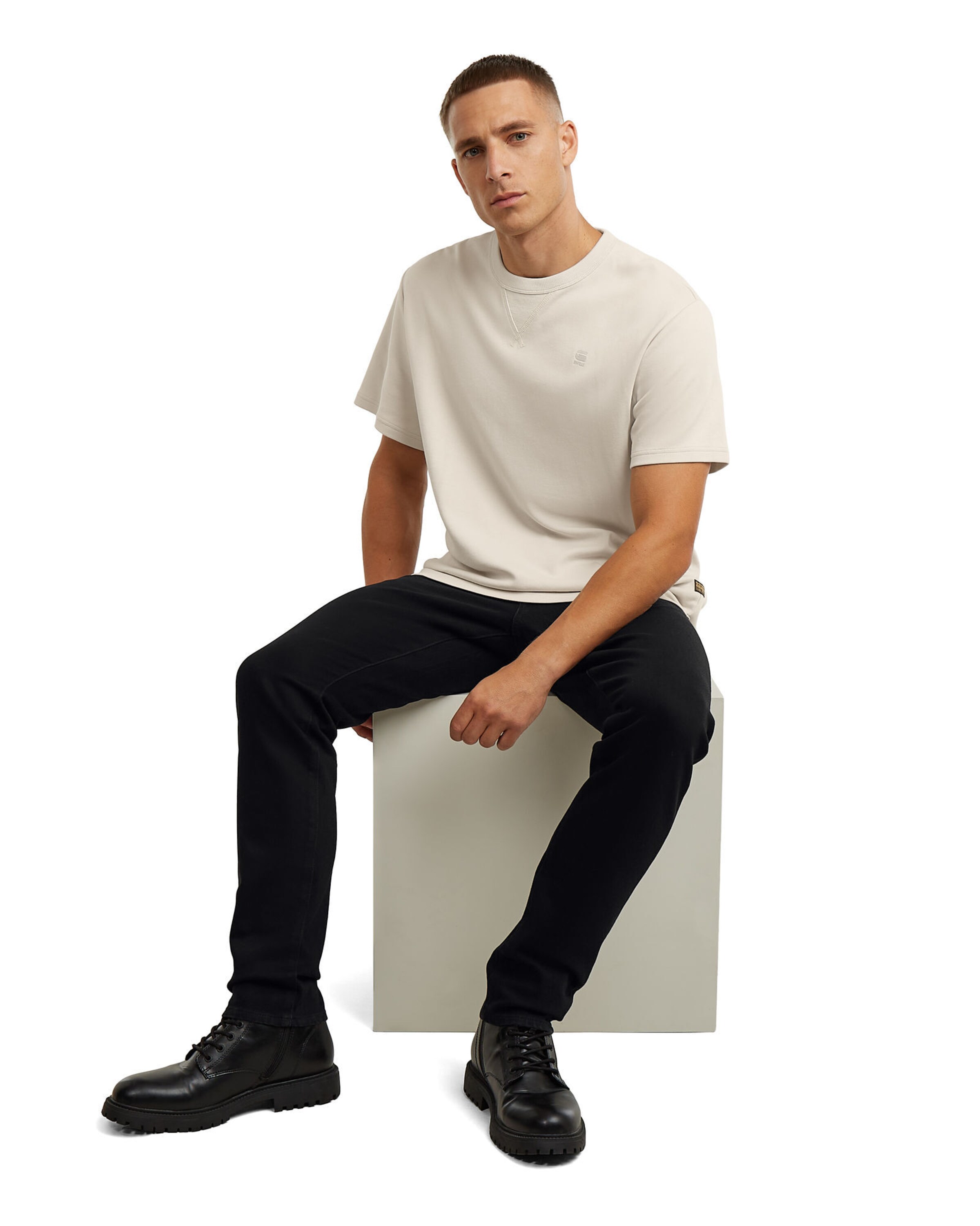 G-STAR Tapered Jeans in Schwarz